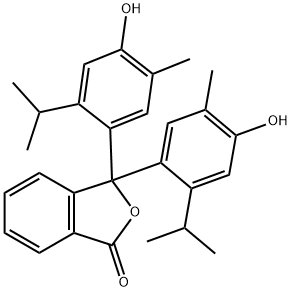 3,3-Bis(4-hydroxy-2-isopropyl-5-methylphenyl)isobe nzofuran-1(3H)-one...