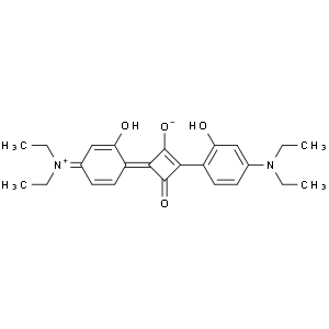 2,4 bis(2-hydroxy 4-diethylaminophenyl)-1,3-cyclobutadienediylium 1,3-diolate