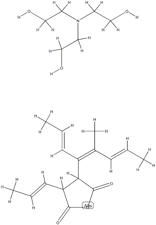 5-furandione, dihydro-3-(tetrapropenyl)- reactionproducts with triethanolamine