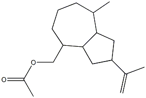 decahydro-2-isopropenyl-8-methylazulene-4-methyl acetate