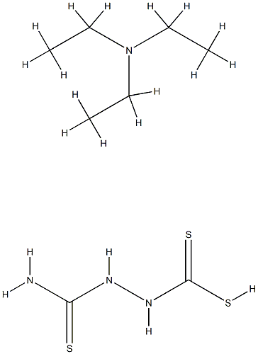 2-(aminothioxomethyl)dithiocarbazic acid, compound with triethylamine (1:1)