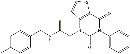 2-(2,4-dioxo-3-phenylthieno[3,2-d]pyrimidin-1-yl)-N-[(4-methylphenyl)methyl]acetamide