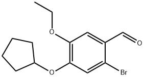 2-溴-4-(环戊氧基)-5-乙氧基苯甲醛