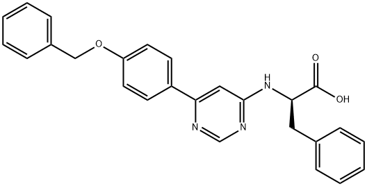 D-Phenylalanine, N-[6-[4-(phenylmethoxy)phenyl]-4-pyrimidinyl]-