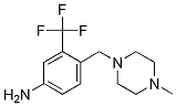 4-[(4-Methyl-1-piperazinyl)methyl]-3-(trifluoromethyl)benzenamine