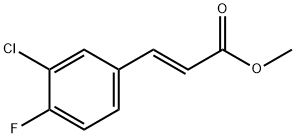 2-Propenoic acid, 3-(3-chloro-4-fluorophenyl)-, methyl ester, (2E)-