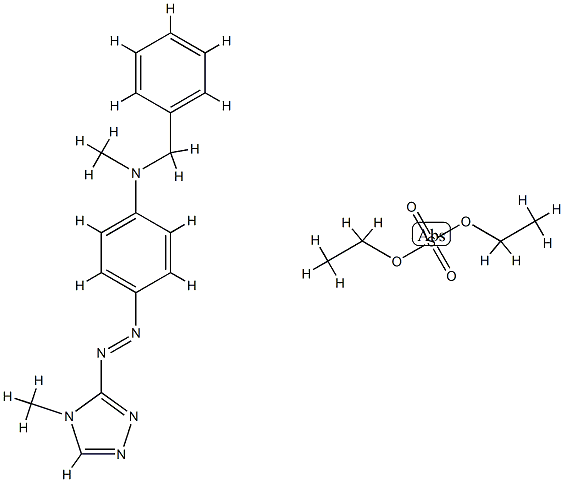 diethyl sulphate, compound with N-methyl-N-[4-[(4-methyl-4H-1,2,4-triazol-3-yl)azo]phenyl]benzylamine (1:1)