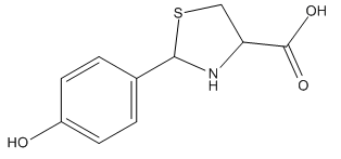 (4R)-2-(4-hydroxyphenyl)-1,3-thiazolidine-4-carboxylic acid