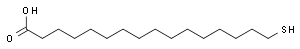 16-mercaptohexadecanoic acid solution