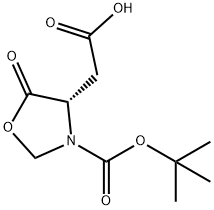 4-Oxazolidineacetic acid, 3-[(1,1-dimethylethoxy) carbonyl]-5-oxo-, (4S)-