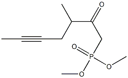 3-甲基-2-氧代-5-乙炔基戊基膦酸二甲酯