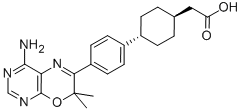 反式-4-[4-(4-氨基-7,7-二甲基-7H-嘧啶并[4,5-B][1,4]噁唑-6-基)苯基]-环己基乙酰胺