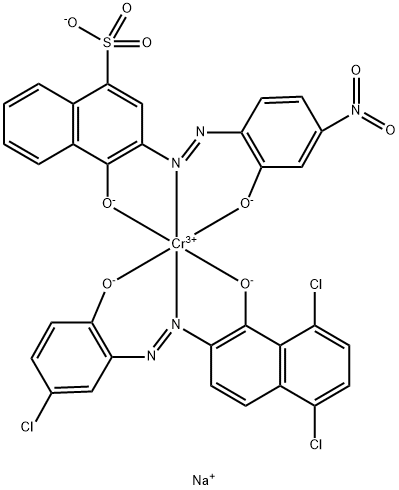 disodium [5,8-dichloro-2-[(5-chloro-2-hydroxyphenyl)azo]-1-naphtholato(2-)][4-hydroxy-3-[(2-hydroxy-4-nitrophenyl)azo]naphthalene-1-sulphonato(3-)]chromate(2-)