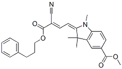 5-methyl 3-phenylpropyl 5-carboxylato-alpha-cyano-1,3,3-trimethylindoline-DELTA2,.gamma.-crotonate