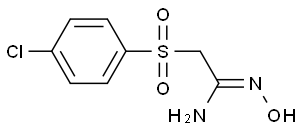 (Z)-2-((4-氯苯基)磺酰基)-N'-羟基乙脒