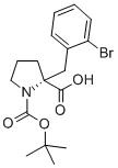 Boc-(R)-a-(2-bromo-benzyl)-proline