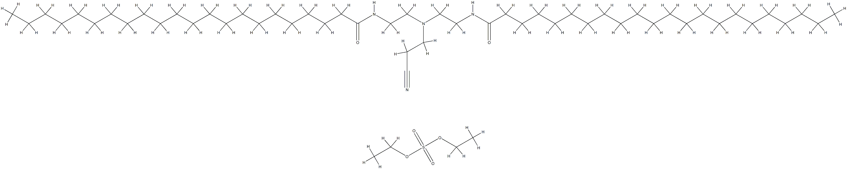 diethyl sulphate, compound with N,N'-[[(2-cyanoethyl)imino]diethylene]bis[docosanamide] (1:1)