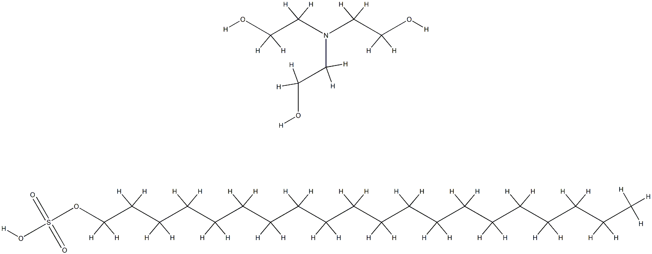 icosyl hydrogen sulphate, compound with 2,2',2''-nitrilotriethanol (1:1)