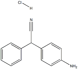 (±)-2-(p-aminophenyl)-2-phenylacetonitrile monohydrochloride