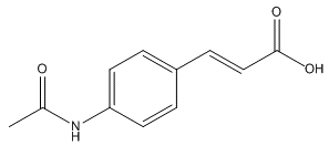 (E)-3-(4-乙酰氨基苯基)丙-2-烯酸