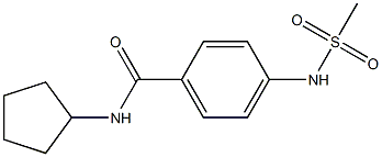 N-cyclopentyl-4-(methanesulfonamido)benzamide