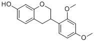 2H-1-Benzopyran-7-ol, 3-(2,4-dimethoxyphenyl)-3,4-dihydro-