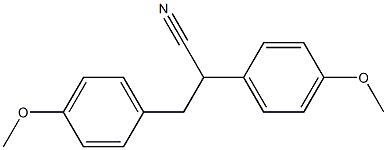 2,3-Bis(4-methoxyphenyl)propanenitrile