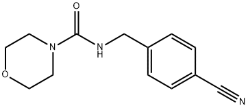 N-[(4-cyanophenyl)methyl]morpholine-4-carboxa mide