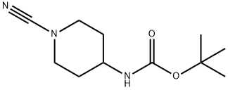 Carbamic acid, N-(1-cyano-4-piperidinyl)-, 1,1-dimethylethyl ester