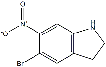 5-溴-6-硝基二氢吲哚