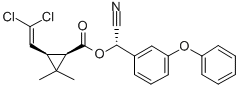 (R) CYANO(3-PHENOXYPHENYL)-3-(2,2-DICHLOROETHENYL)2,2-DIMETHYL CYCLOPROPANECARBOXYLIC ACID METHYL ESTER