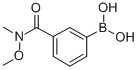 3-(N,O-DIMETHYLHYDROXYLAMINOCARBONYL)PHENYLBORONIC ACID