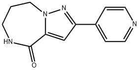 5,6,7,8-tetrahydro-2-(pyridin-4-yl)pyrazolo[1,5-a][1,4]diazepin-4-one