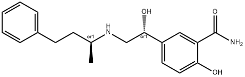 (R*,S*)-(±)-5-[1-hydroxy-2-[(1-methyl-3-phenylpropyl)amino]ethyl]salicylamide