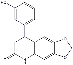 8-(3-hydroxyphenyl)-7,8-dihydro-5H-[1,3]dioxolo[4,5-g]quinolin-6-one