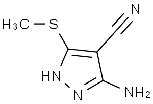 3-氨基-5-(甲基硫代)吡唑-4-腈