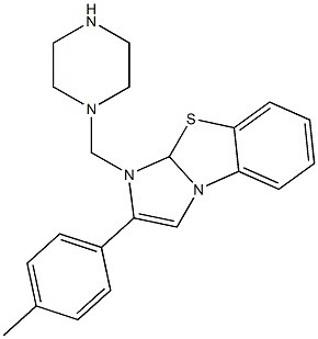 2-(4-methylphenyl)-1-(piperazin-1-ylmethyl)imidazo[2,1-b][1,3]benzothiazole