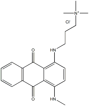 3-[[9,10-dihydro-4-(methylamino)-9,10-dioxo-1-anthryl]aminopropyl]trimethylammonium chloride