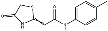 N-(4-Methylphenyl)-2-(4-oxo-2-thiazolidinylidene)acetamide