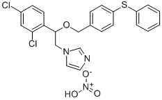 1-[2-(2,4-Dichlorophenyl)-2-[(4-phenylsulfanylphenyl)methoxy]ethyl]imidazole nitrate