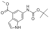 6-(叔丁氧羰基氨基)-1H-吲哚-4-羧酸甲酯