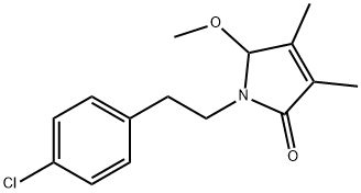 1-[2-(4-Chlorophenyl)ethyl]-5-methoxy-3,4-dimethyl-1,5-dihydro-2H-pyrrol-2-one