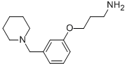 N-[3-[3-(1-PIPERIDINYLMETHYL)PHENOXY]PROPYL]AMINE