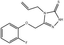 3H-1,2,4-Triazole-3-thione, 5-[(2-fluorophenoxy)methyl]-2,4-dihydro-4-(2-propen-1-yl)-