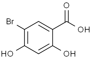 5-溴-2,4-二羟基苯酸