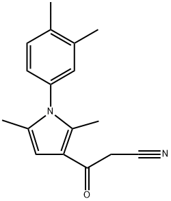 1H-Pyrrole-3-propanenitrile, 1-(3,4-dimethylphenyl)-2,5-dimethyl-β-oxo-