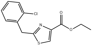 4-Thiazolecarboxylic acid, 2-[(2-chlorophenyl)methyl]-, ethyl ester