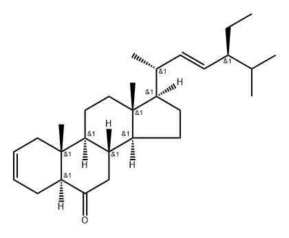 Stigmasta-2,22-dien-6-one, (5α,22E)-