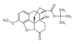 (5α)-4,5-Epoxy-14-hydroxy-3-methoxy-6-oxomorphinan-17-carboxylic Acid 1,1-Dimethylethyl Ester