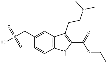 (3-(2-(dimethylamino)ethyl)-2-(ethoxycarbony)-1H-indol-5-yl)methanesulfonic acid